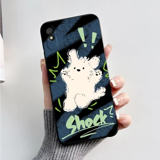 สําหรับ Xiaomi Redmi 7A 9A 9AT 9i 4G เคสโทรศัพท ์ แฟชั ่ นการ ์ ตูนพิมพ ์ ซิลิโคนกันกระแทก Soft TPU กรณี