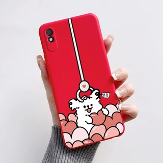 สําหรับ Xiaomi Redmi 7A 9A 9AT 9i 4G เคสโทรศัพท ์ แฟชั ่ นการ ์ ตูนพิมพ ์ ซิลิโคนกันกระแทก Soft TPU กรณี