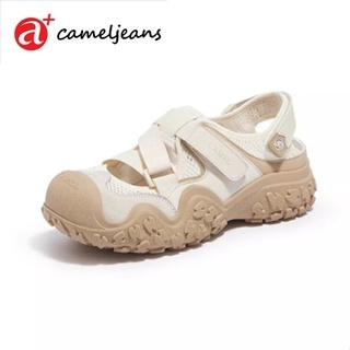 Cameljeans รองเท้าแตะกีฬากลางแจ้งของผู้หญิงรองเท้าแตะระบายอากาศย้อนยุค