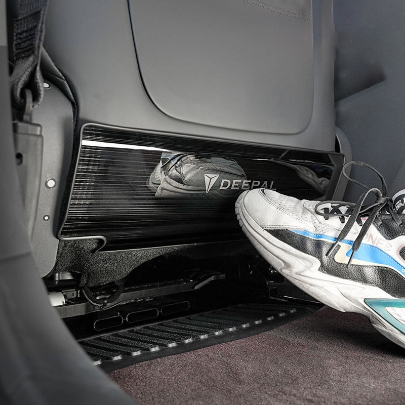 ZLWR Changan Deeapl S07 แผ่นเตะเบาะรถยนต์ เบาะหลังเตะ ทนต่อการสึกหรอป้องกันรอยขีดข่วน รูปแบบคาร์บอนไฟเบอร์ deepal s07 อุปกรณ์ ของแต่งรถ s07 แต่งรถ - รูปที่ 3