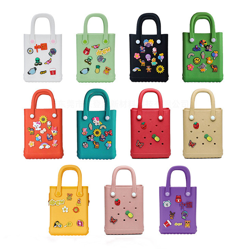 [Ĕф] BOGG DAG Dongdong Bucket Tote กระเป๋าชายหาด DIY กระเป๋าเก็บของ สําหรับกลางแจ้ งถุงถัง