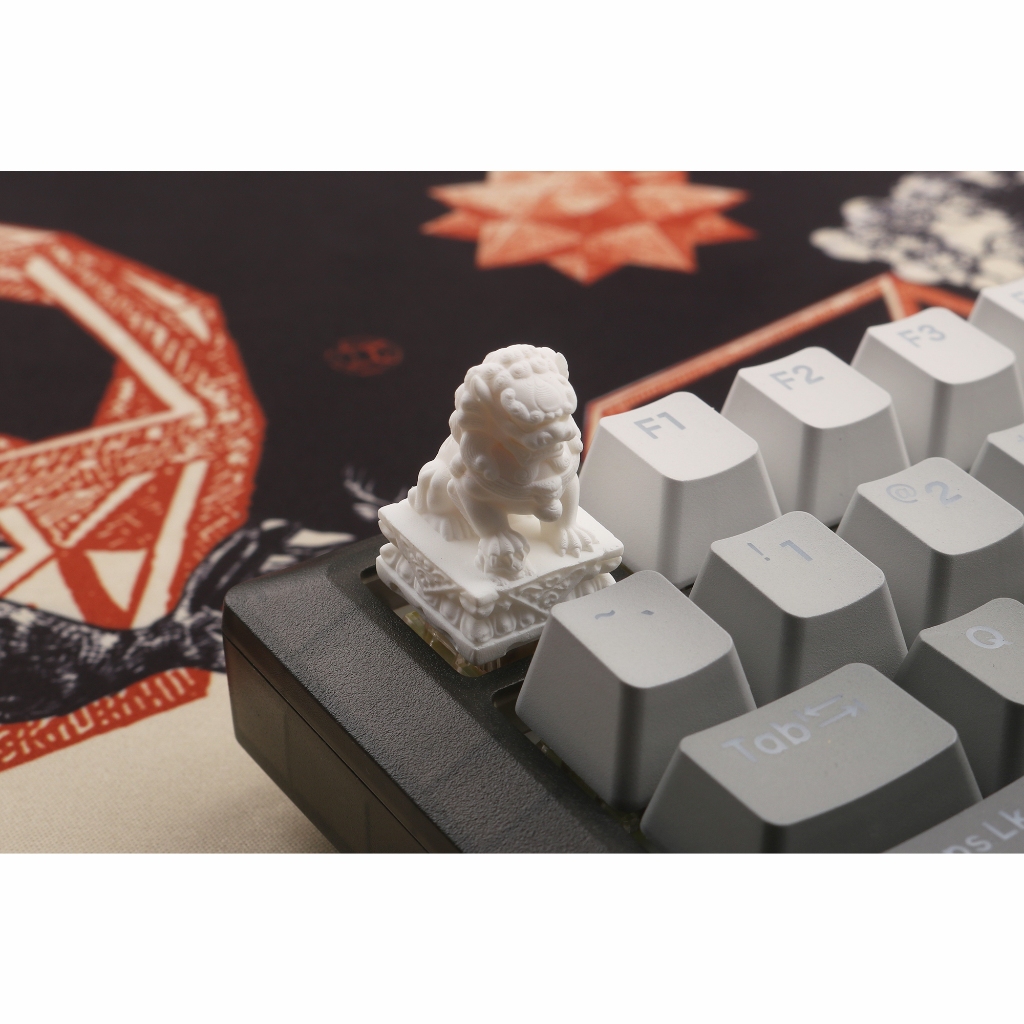 ESC 3D stone stone lion resin keycaps สำหรับ MX แป้นพิมพ์คีย์บอร์ดคีย์ส่วนบุคคล