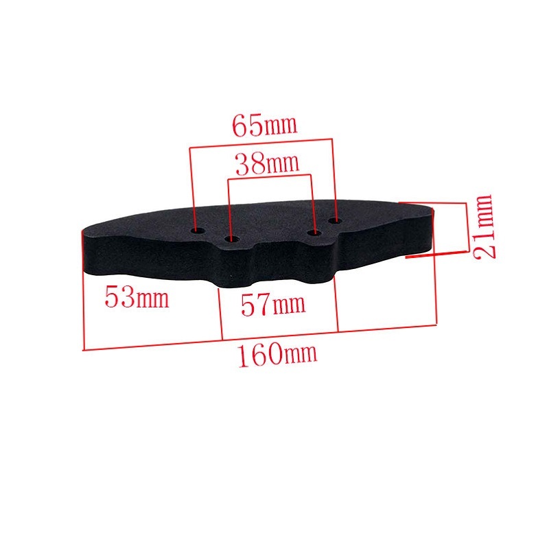 Rc 02052 กันชนหน ้ าโฟม 1 ชิ ้ นสําหรับ 1/10 HSP 94102 94103 94122 94123 RC Drift รถอะไหล ่