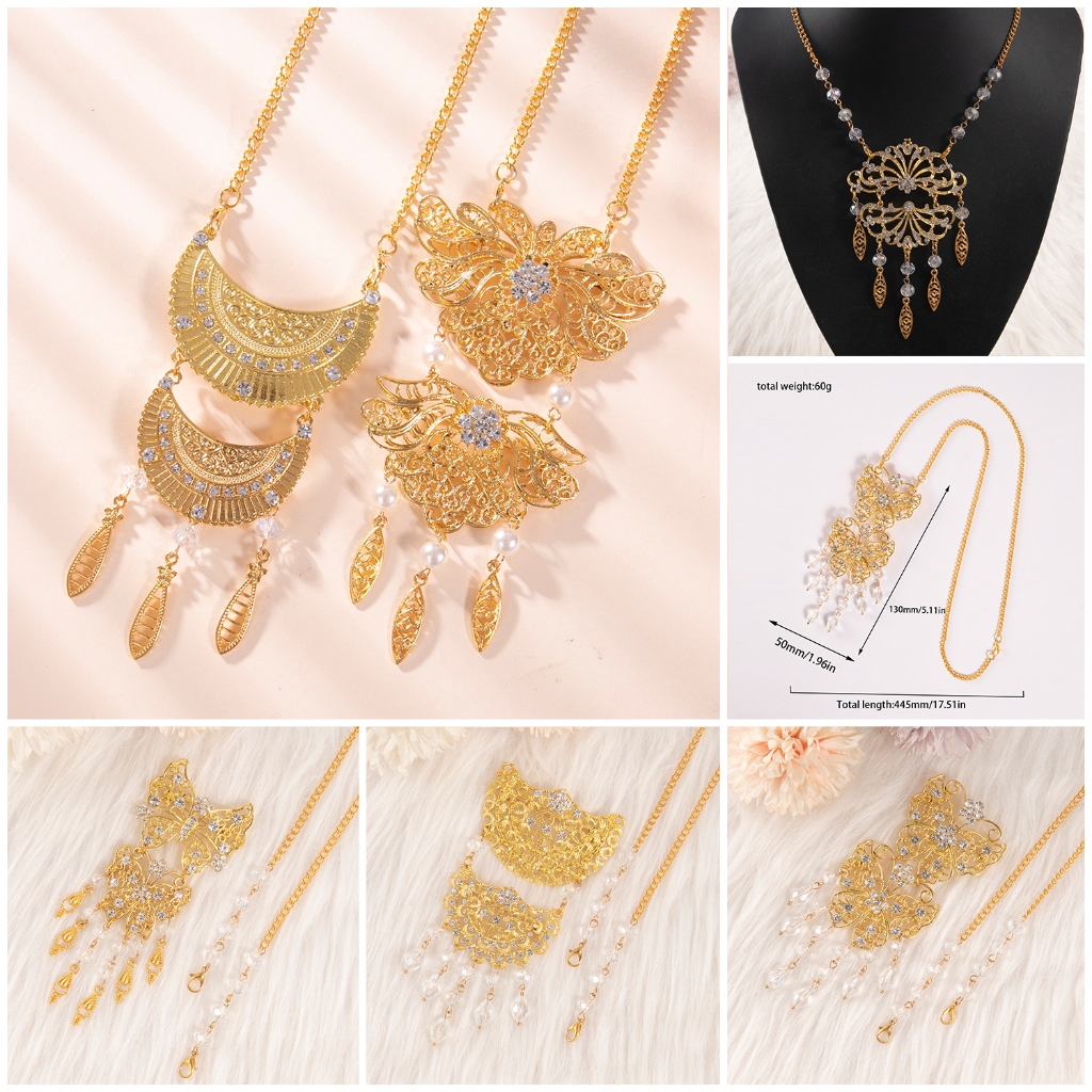 เข็มกลัดสุภาพสตรี Musmu Doh Kebaya Berantai ผู้ใหญ่รุ่นวัตถุประสงค์คู่แบบดั้งเดิมสามารถใช้เป็นเข็มกล