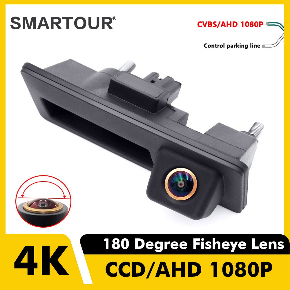 Smartour 4K AHD 1080P HD กล้องมองหลังรถยนต์สําหรับกอล์ฟ Passat B7 B5 Tiguan T5 Jetta MK6 สําหรับ Aud