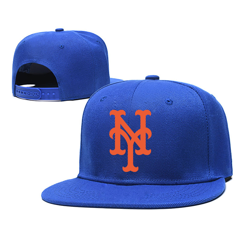 คลังสินค้าพร้อม MLB New York Mets หมวกเบสบอลแบบปรับได้ Topi Raya หมวกคู่แฟชั่น Topi Unisex Hip hop หมวก lelaki บุรุษสตรีคู่หมวก Snapback กลางแจ้ง