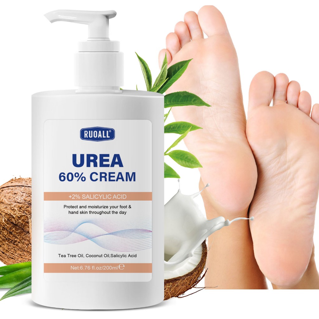 [Soft Feet] ครีมบำรุงเท้า RUOALL 200 มล. - บำรุงอย่างล้ำลึก, ขจัดรอยร้าว, บรรเทาความเมื่อยล้า, สดชื่นและให้ความชุ่มชื้น