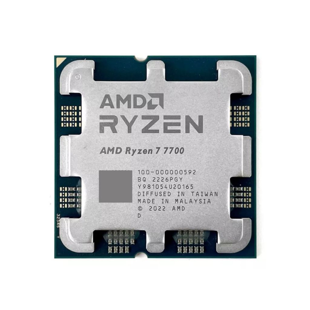 โปรเซสเซอร์ AMD Ryzen 7700 Ryzen 7 7700 OEM (ไม่มีคูลเลอร์) AM5 DDR5 CPU