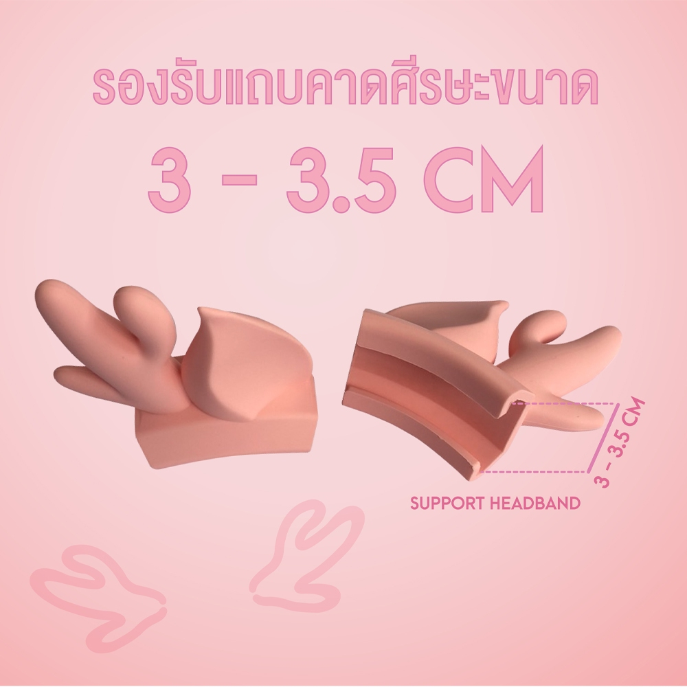 ONIKUMA หูแมวสีชมพูหูกวางสีชมพูอุปกรณ์เสริมหูฟัง