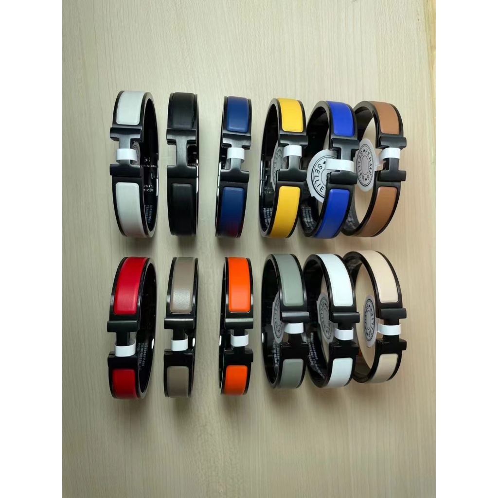 สร้อยข้อมือเคลือบสีดำล้วน ทำจากเครื่องประดับเหล็กไทเทเนียมสำหรับผู้ชายและผู้หญิง