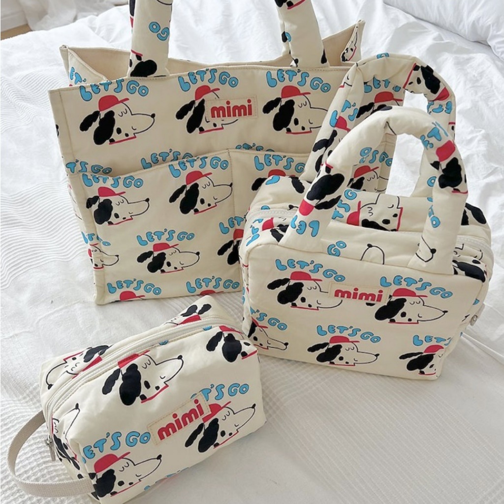เกาหลีเกาหลี ins กระเป ๋ าถือ Outing Mommy Bag กระเป ๋ าเก ็ บผ ้ าอ ้ อม