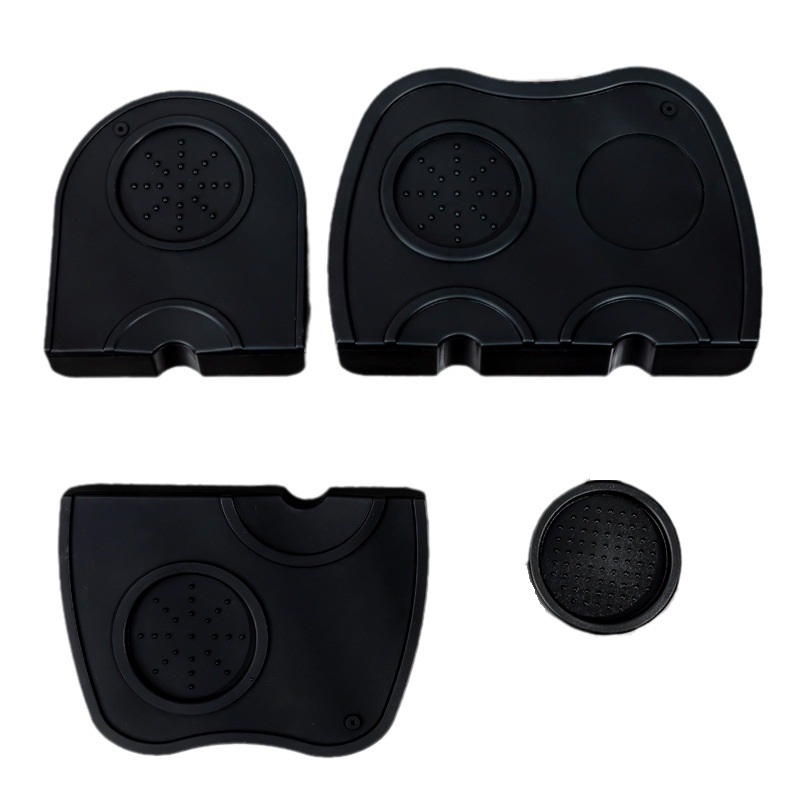 Espresso กาแฟ Tampers Mat ขลุ่ยกาแฟ Tampering มุม Pad อาหารปลอดภัยยางซิลิโคน Coffeeware Tamping Mat