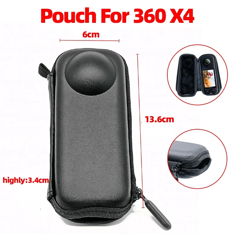 กระเป ๋ ามินิกระเป ๋ าสําหรับ Insta360 X4/X5/X4 air Storage กระเป ๋ าถือ One X4 Panoramic กล ้ องป ้ องกันกล ่ องอุปกรณ ์ เสริม mini bag thumbnail 9
