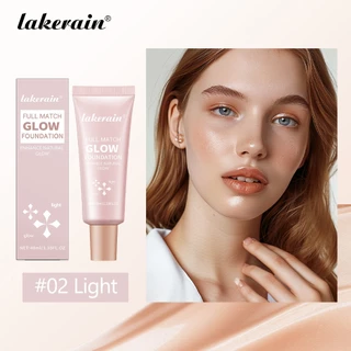 Lakerain Glow Foundation Liquid Face Filter High Shine Finish Tinted Highlight Hydrating Long-lasting Face Makeup,Natural Glow Enhancer,For An All Day