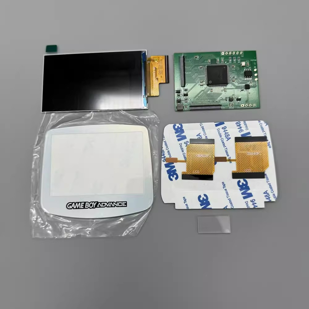 2024 ใหม ่ 2.9 ” ขนาดเดิม IPS ความสว ่ างสูงหน ้ าจอ LCD เหมาะสําหรับ Gameboy Advance GBA รองรับจอแสดงผลโหมดพิกเซล