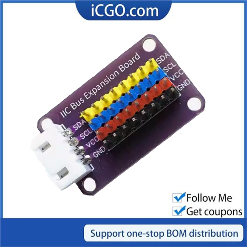 IIC HUB โมดูล splitter I2C hub อินเทอร์เฟซบอร์ดขยาย 8 ทิศทางการสื่อสารบอร์ดอิเล็กทรอนิกส์บล็อกอาคาร