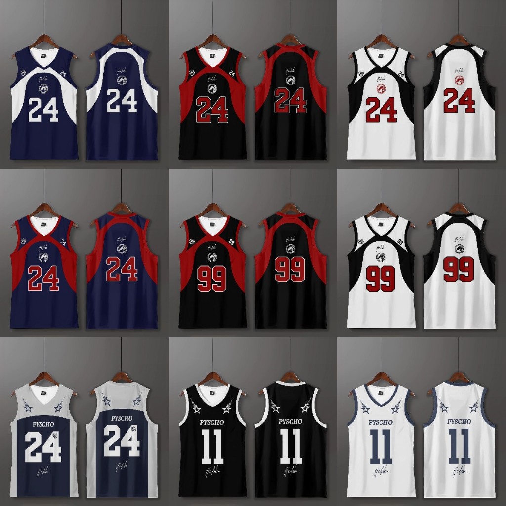 Tanktop No.24 Unisex Oversize เสื ้ อยืดบาสเกตบอลรูปแบบหลวมแขนกุดแฟชั ่ นเสื ้ อกั ๊ กสําหรับผู ้ ชา