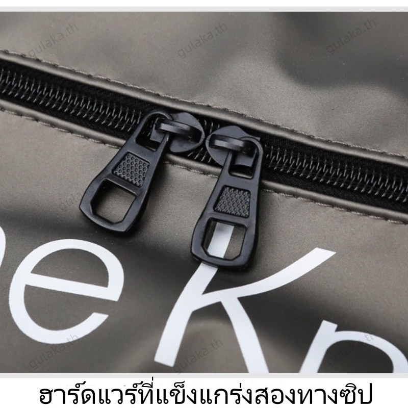 กระเป๋าเดินทางมีสไตล์ ฟิตเนส ความจุขนาดใหญ่กลางแจ้ง กระเป๋าถือ แบบพับได้ กระเป๋าสะพายไหล่ - รูปที่ 4
