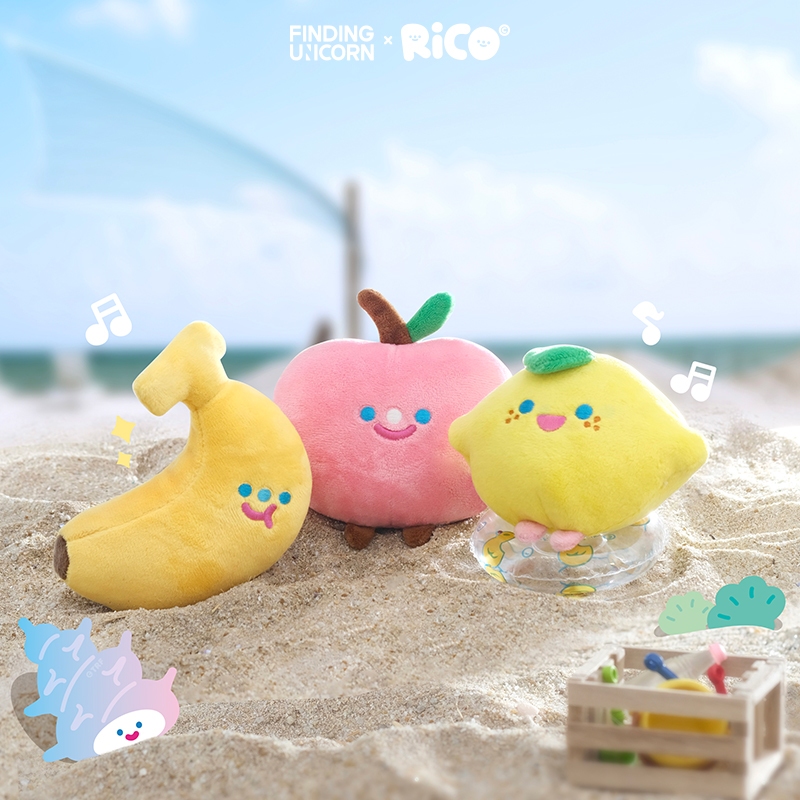 FINDING UNICORN RiCO Pet Fruit Series Toy Blind Box（Single Box 1Pc）