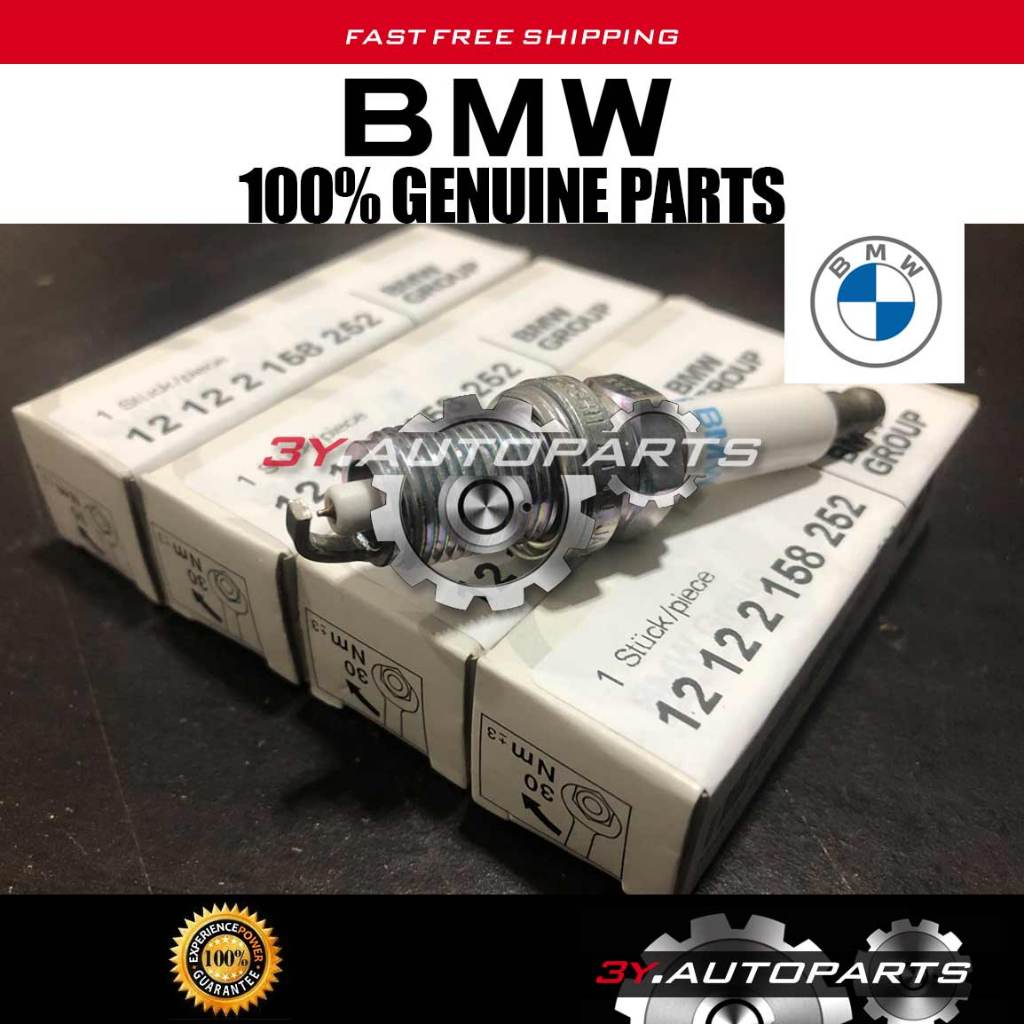 12122158252 100% IZFR6H-11 SPARK PLUG BMW E90 N46 E60 E65 E66 E70 (1 ชุด - 4 ชิ้น) IZFR6H11 4294