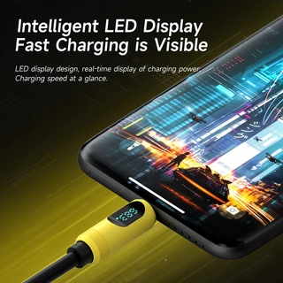 Hagibis สาย USB C ถึง USB C พร้อมจอแสดงผล LED ประเภท C Fast Charger สาย PD 240W สายชาร์จสําหรับ iPhone 17 16/15 Macbook iPad