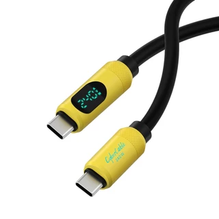 Hagibis สาย USB C ถึง USB C พร้อมจอแสดงผล LED ประเภท C Fast Charger สาย PD 240W สายชาร์จสําหรับ iPhone 17 16/15 Macbook iPad