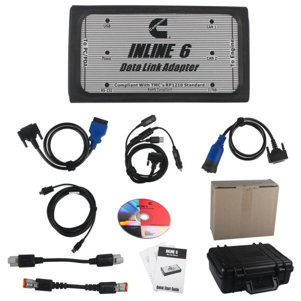 อะแดปเตอร์ลิงค์ข้อมูล Cummins INLINE 6 ชุด Cummins INLINE 6 พร้อมซอฟต์แวร์ดาวน์โหลด Cummins INSITE 8