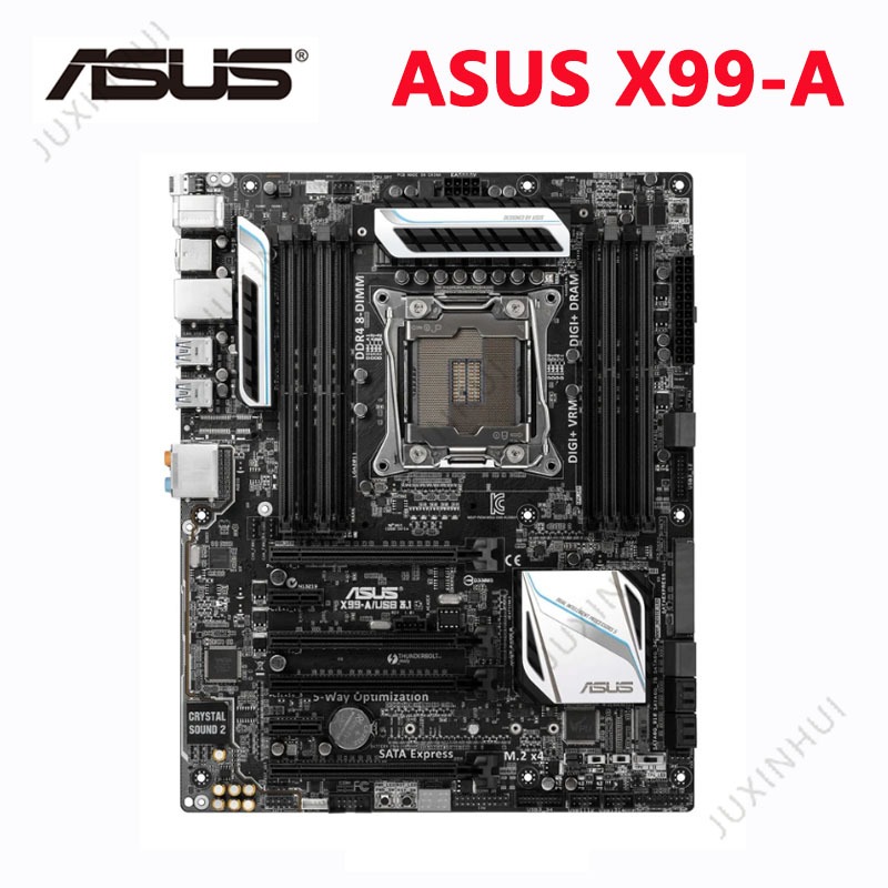 ASUS X99-A/ASUS X99-A USB3.1 เมนบอร์ดเดสก์ท็อป,มือสอง, X99 X99M, 2011 ซ็อกเก็ต LGA 2011 Core i7 LGA2