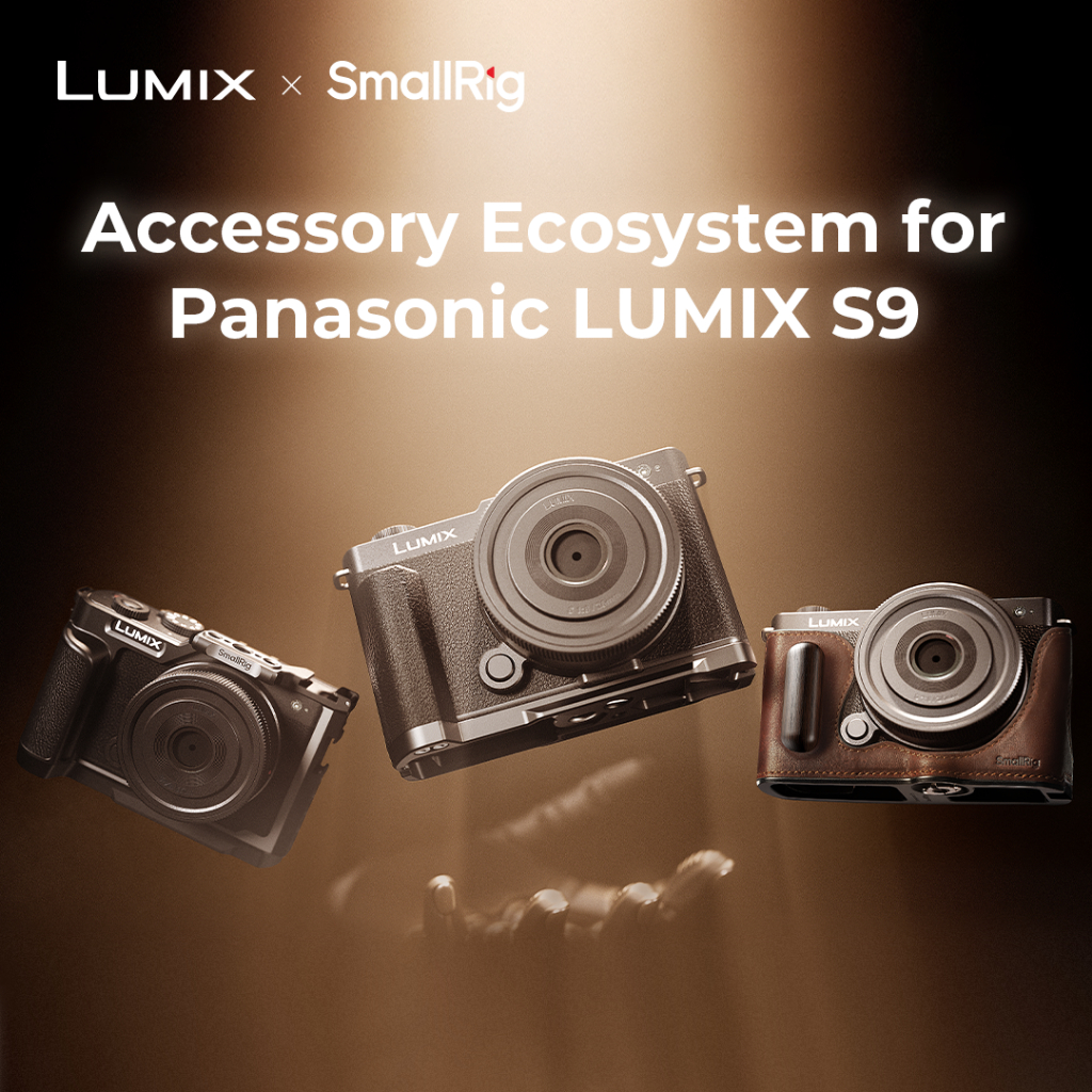 กรงกล้อง SmallRig ซองหนัง ด้ามจับรูปตัว L สําหรับ Panasonic LUMIX S9 #4515 #4703 #4517
