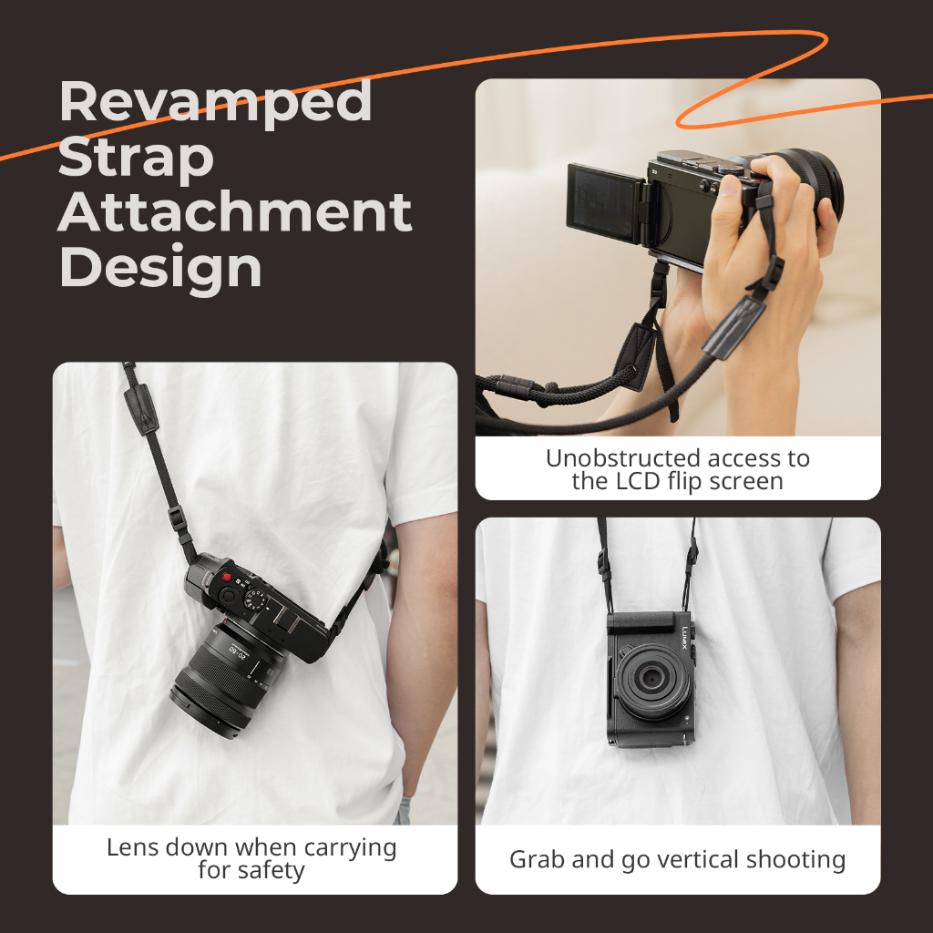 กรงกล้อง SmallRig ซองหนัง ด้ามจับรูปตัว L สําหรับ Panasonic LUMIX S9 #4515 #4703 #4517