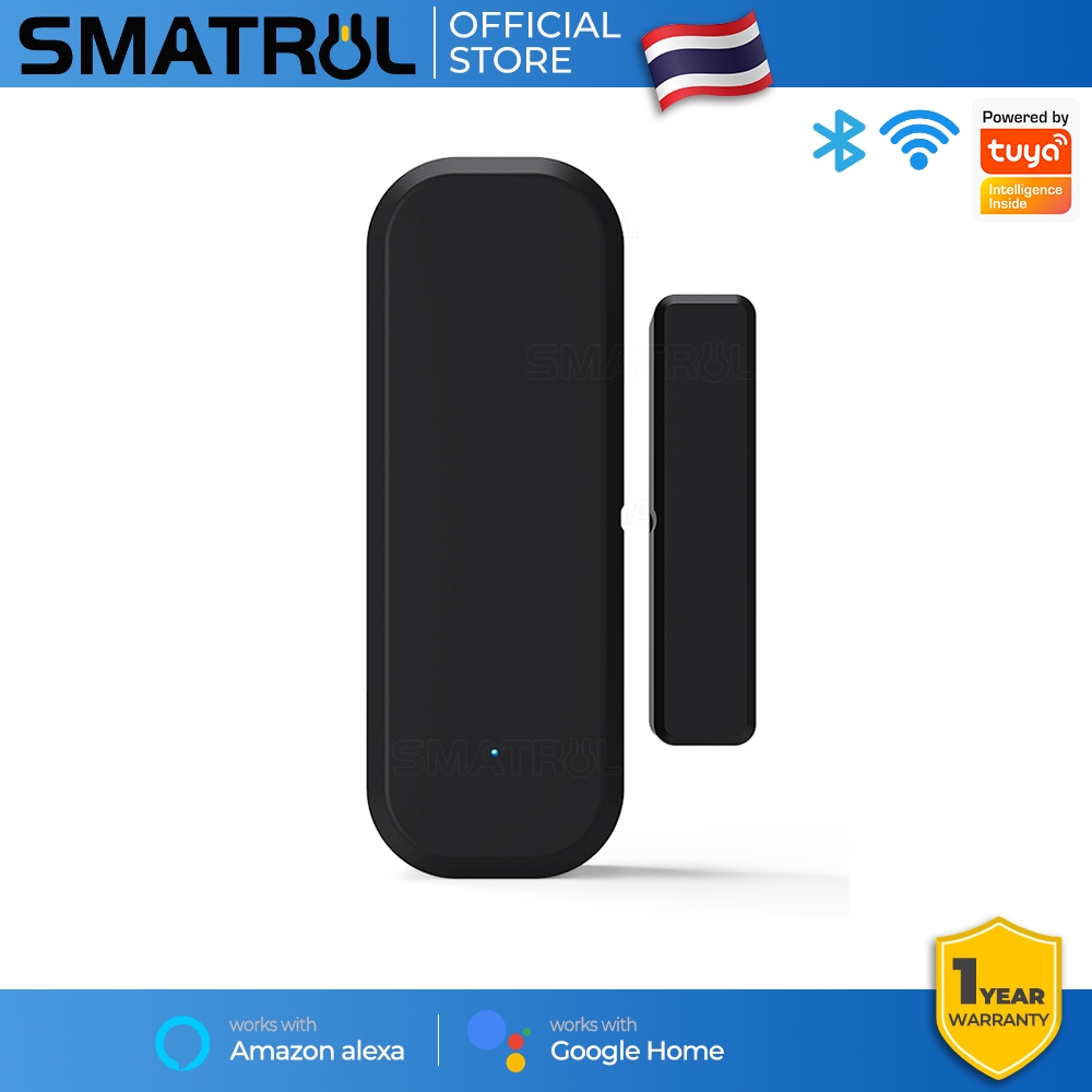 Smatrul เซ็นเซอร์ประตูหน้าต่าง แจ้งเตือนเข้าแอป tuya Door Sensor รองรับ Google Home สัญญาณกันขโมยในบ้าน