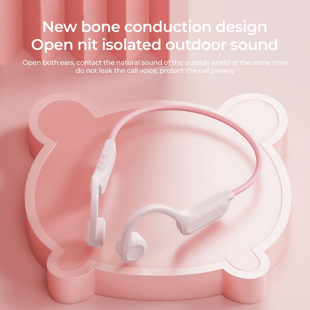 Kiip Wireless DTS10 หูฟังบลูทูธ Bone Conduction หูฟังชุดหูฟัง