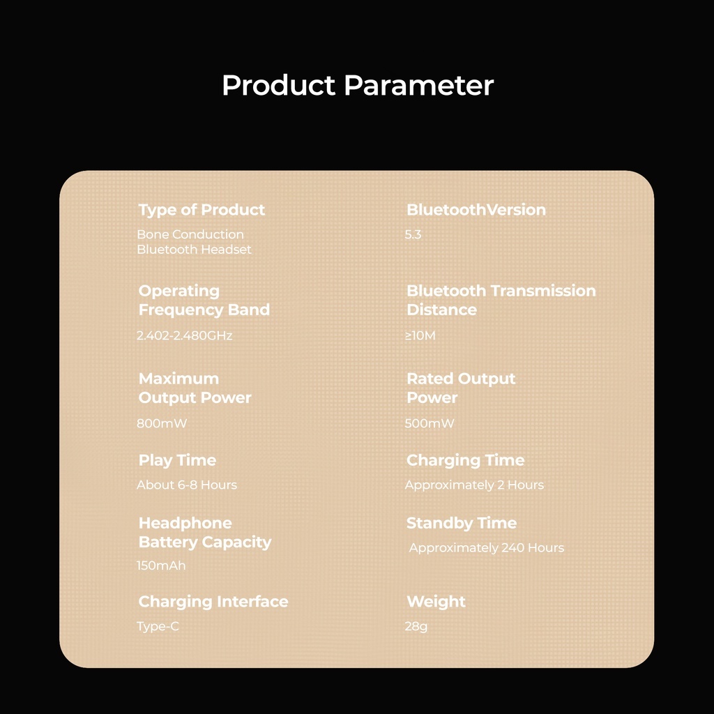 Kiip Wireless DTS10 หูฟังบลูทูธ Bone Conduction หูฟังชุดหูฟัง