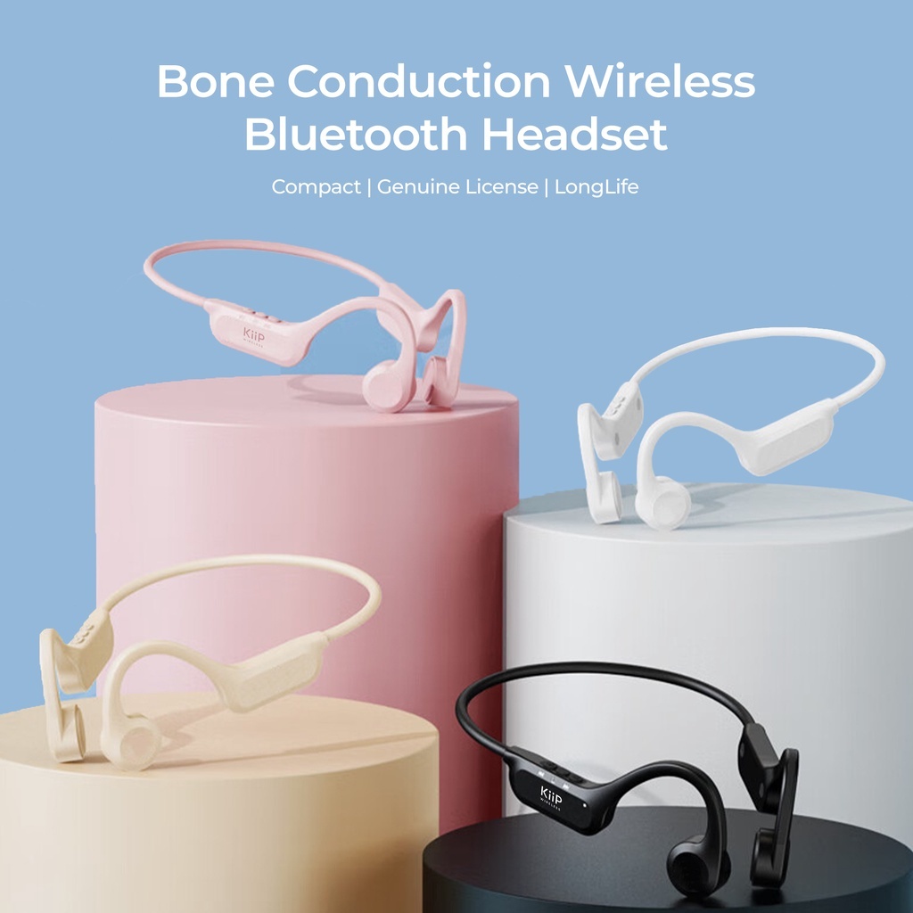 Kiip Wireless DTS10 หูฟังบลูทูธ Bone Conduction หูฟังชุดหูฟัง