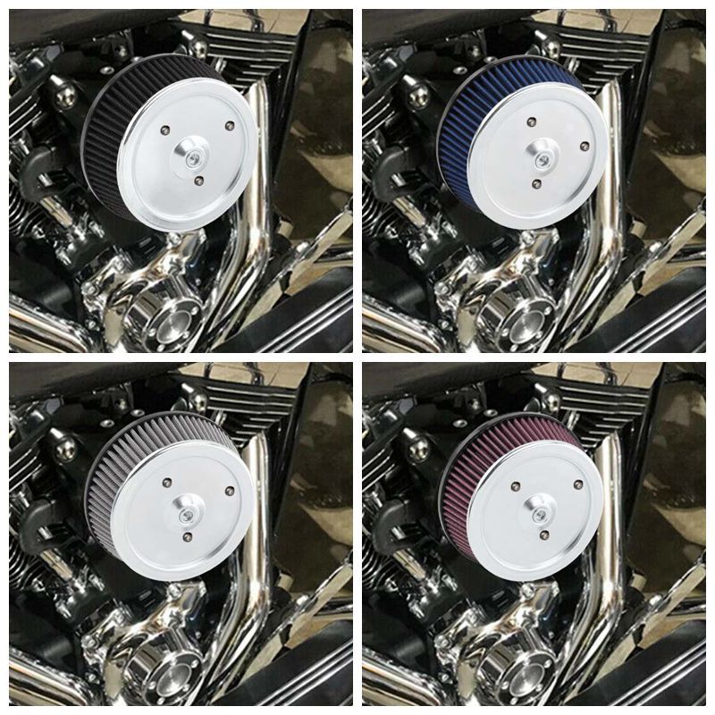 เหมาะสําหรับ Harley ดัดแปลง Supreme Street Avenue Gliding Road King 99-07 DynaXL กรองอากาศไหลขนาดใหญ