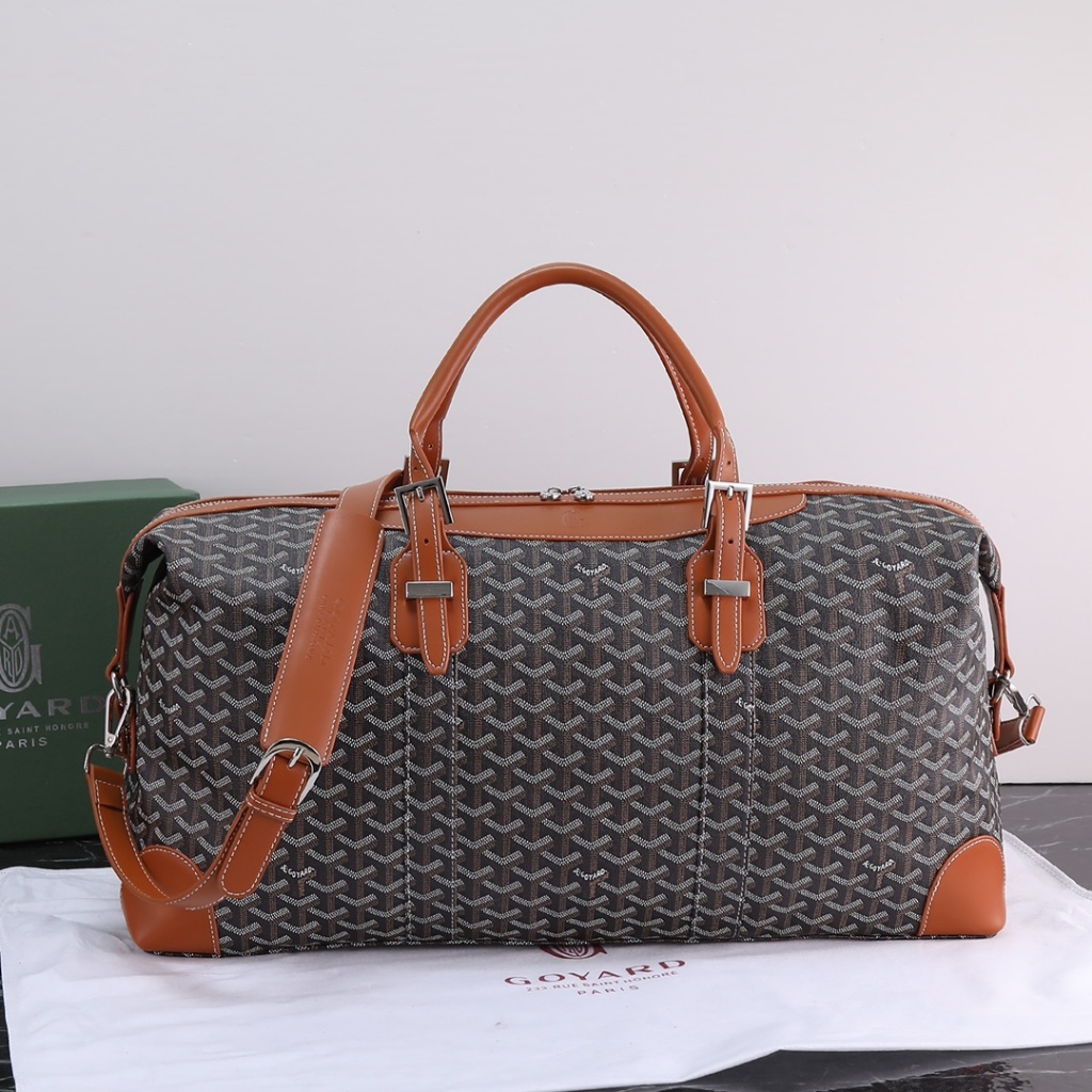 Goyard กระเป ๋ าถือใหม ่ , กระเป ๋ าเดินทาง Goyard Boeing หนังแท ้ , กระเป ๋ าสะพายข ้ าง