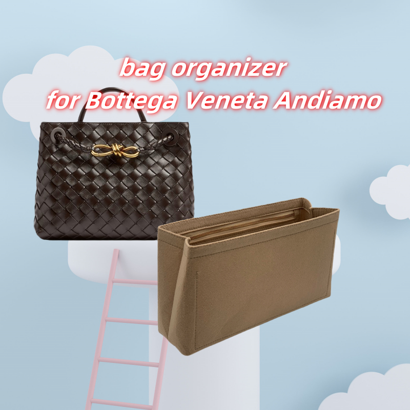 กระเป๋าจัดระเบียบ Bottega Veneta BV Andiamo makeup bag organizer จัดระเบียบกระเป๋า ดันทรงกระเป๋า จัดทรงกระเป๋า