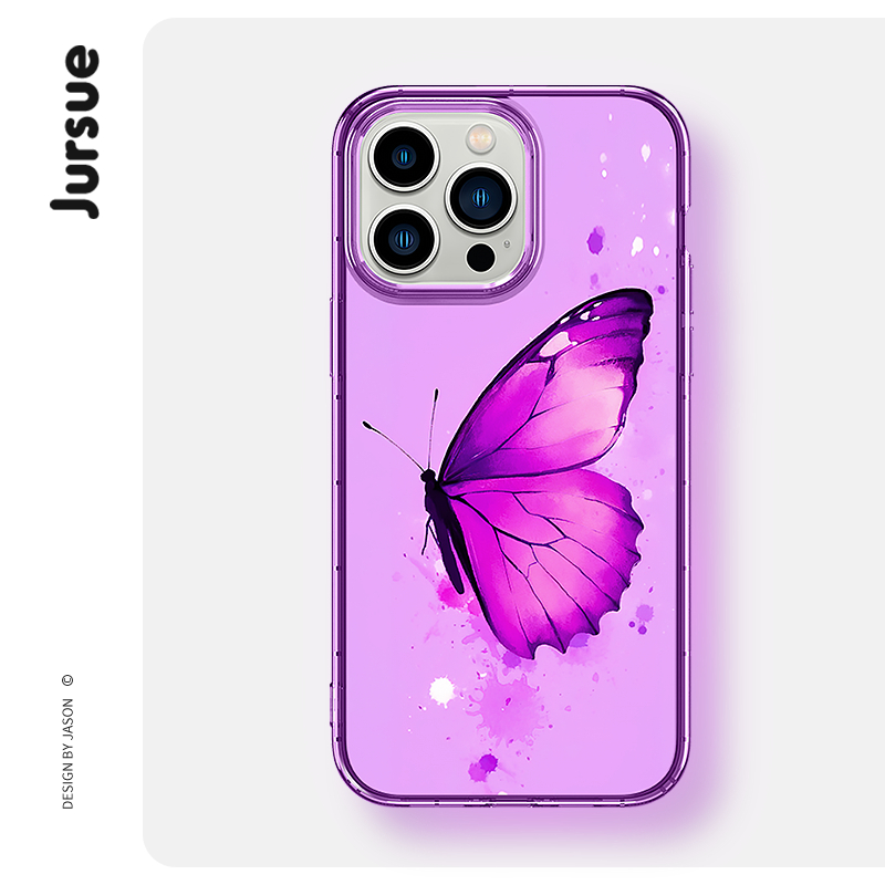Jursue น่ารักตลกความงามกันกระแทกสําหรับ iPhone 16 15 14 13 12 11 Pro Max SE 2020 X XR XS ip 8 7 Plus