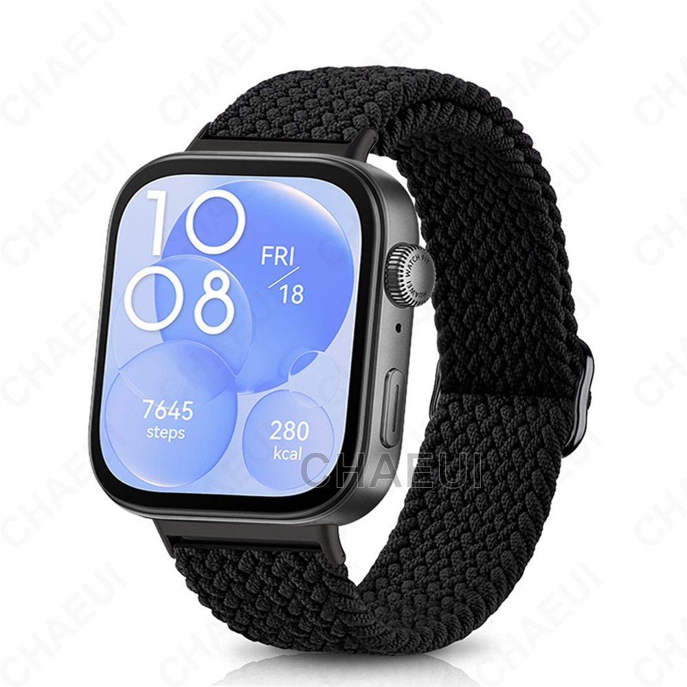 สายไนลอนสร้อยข้อมือถักสายเปลี่ยนสําหรับ Huawei Watch Fit 4 Pro 3 2 / Huawei Watch Fit Special Edition - รูปที่ 6