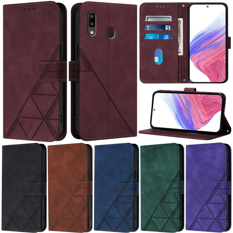 SAMSUNG หรูหราปลอกสําหรับsamsung Galaxy A03s A02s A03 A04 Core A02 M02 A10 A20 A30 A50 A70 A10S A20S A30S A50S A04e M53 M33 M52 5Gหนังกระเป๋าสตางค์