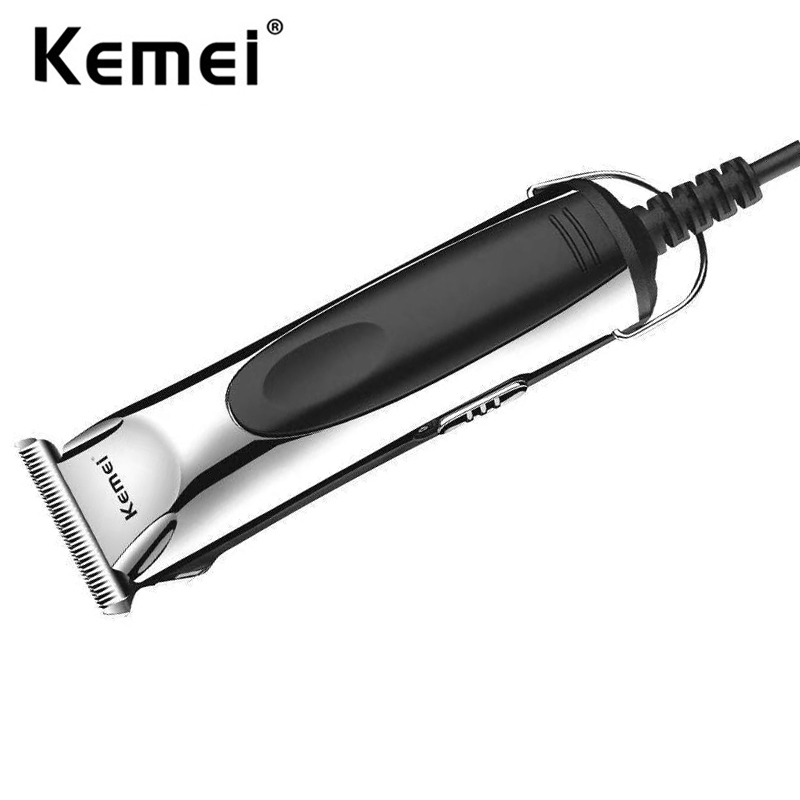 Kemei 850 เครื่องตัดขนมืออาชีพเสียบปัตตาเลี่ยนตัดผมไฟฟ้าเครื่องตัดผมแบบมีสายสําหรับผู้ชายเด็กชุดตัดผมที่บ้าน