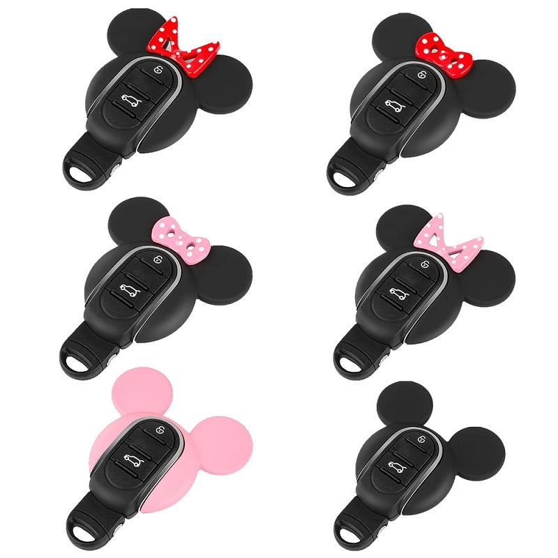 ฝาครอบกุญแจรถสําหรับ MINI Cooper S F54 F55 F56 F57 F60 พวงกุญแจสมาร์ทระยะไกล Fobs Protector น่ารักเปลี่ยน Shell