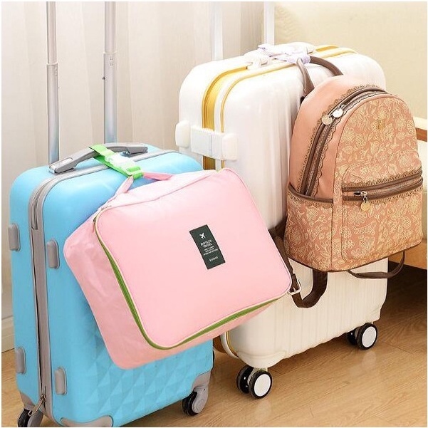【สต็อกไทยพร้อมส่ง】สายรัดกระเป ๋ าเดินทางมีสไตล ์ หลายสีปรับกระเป ๋ าเดินทางชั ้ นวางกระเป ๋ าเดินทางหัวเข ็ มขัด