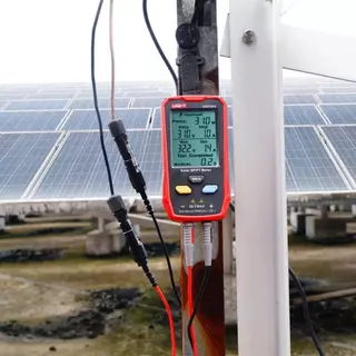 Uni-t UT673PV พลังงานแสงอาทิตย ์ MPPT Meter 5 ~800W PV โมดูลเครื ่ องทดสอบพลังงานสูงสุดวงจรเปิดแรงดันไฟฟ ้ าลัดวงจรปัจจุบัน Lmp Vmp ทดสอบ