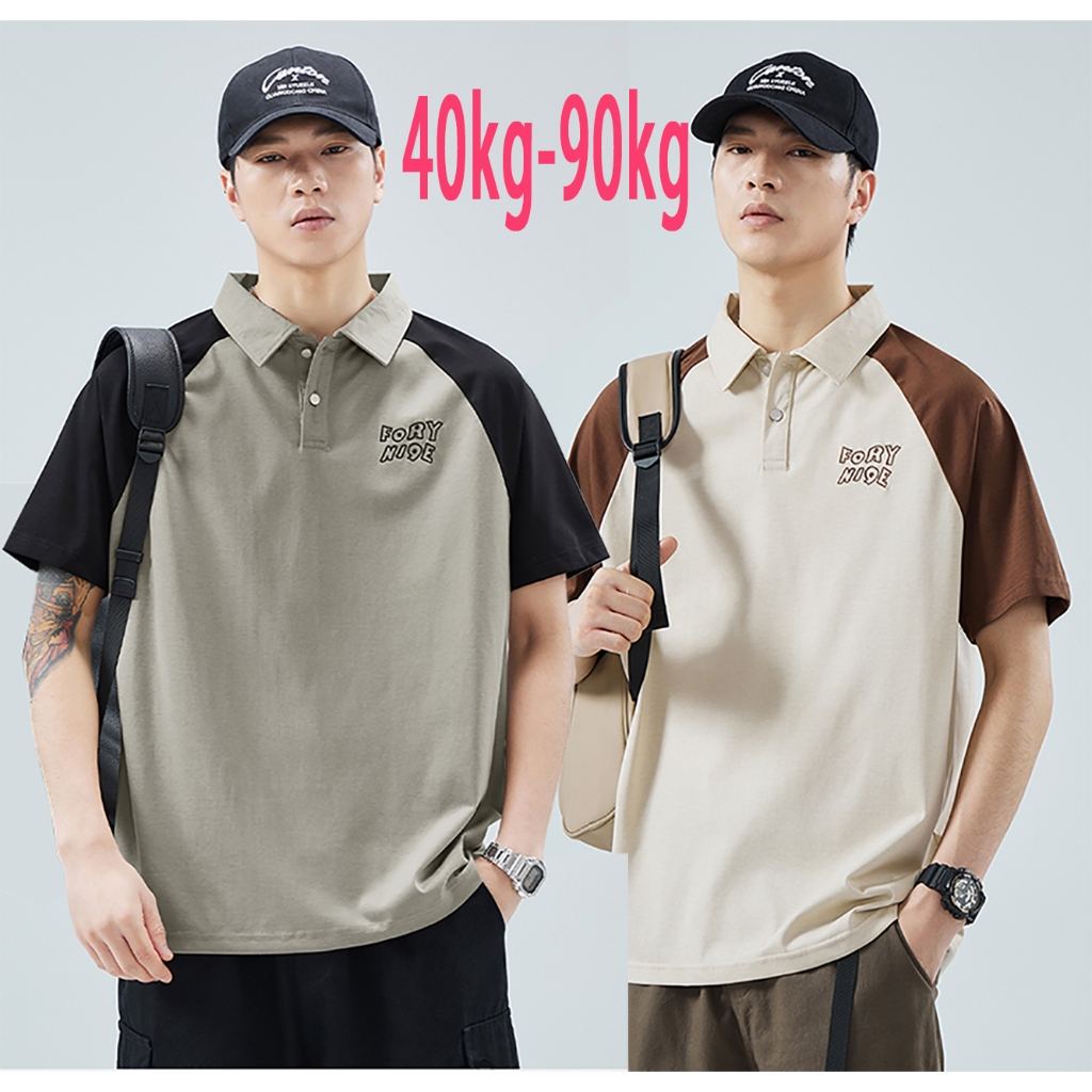 Becoolman เแขนสั้นคอปก เสื้อยืดผู้ชาย ฤดูร้อน2024 รุ่นใหม่ ยอดนิยม ลำลอง สีตัดกัน เสื้อโปโล