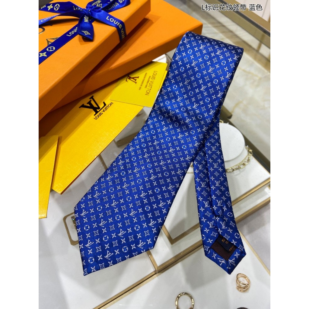 Jacquard Silk Loui* V* Pattern Tie Gift Box