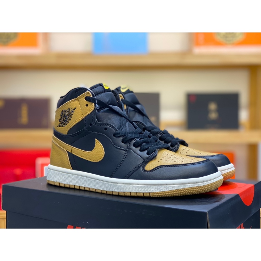 实用 Air A/J 1 High OG "Metallic Gold "黑金 DZ5485-071 男女运动鞋休闲鞋