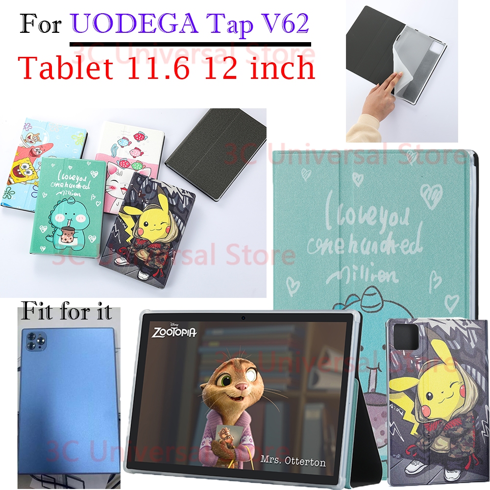 กรณีสําหรับการ์ตูน UODEGA V62 11.6 12.0 นิ้วฝาครอบทินเนอร์ PU หนัง Universal UODEGA V62 5G Android12