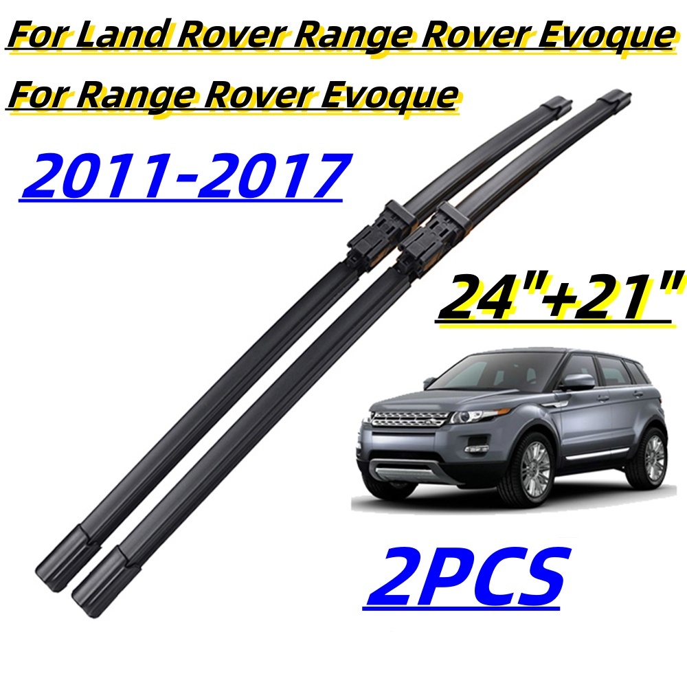 ชุดใบปัดน้ําฝนกระจกหน้า Range Rover Evoque Land Rover Range Rover Evoque ที่ปัดน้ําฝนยาง 2011-2017 (24"+21")