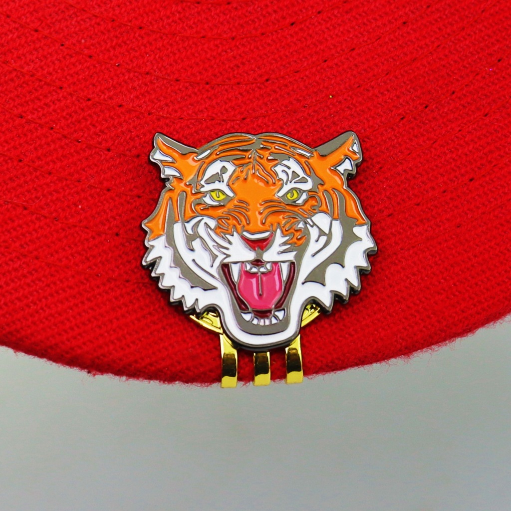 ใหม ่ อุปกรณ ์ กอล ์ ฟอุปกรณ ์ เสริม Golf Ball Marker หมวกคลิป Creative Tiger Ball Marker LY5872 - รูปที่ 6